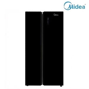 MIDEA SIDE BY REFRIGERATOR WITH BLACK MIRROR FINISH 510L (HC-689WE)