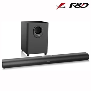 F&D SOUND BAR WITH 8"SUB WOOFER, 80W PMPO REMOTE-HT330 X